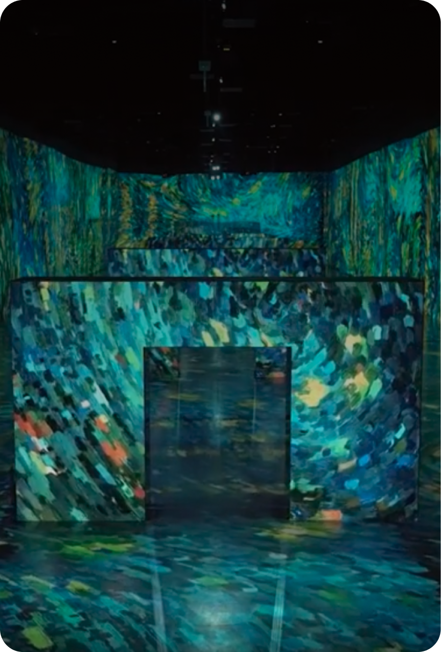 Arte Museum, an eternal nature created by light and sound
